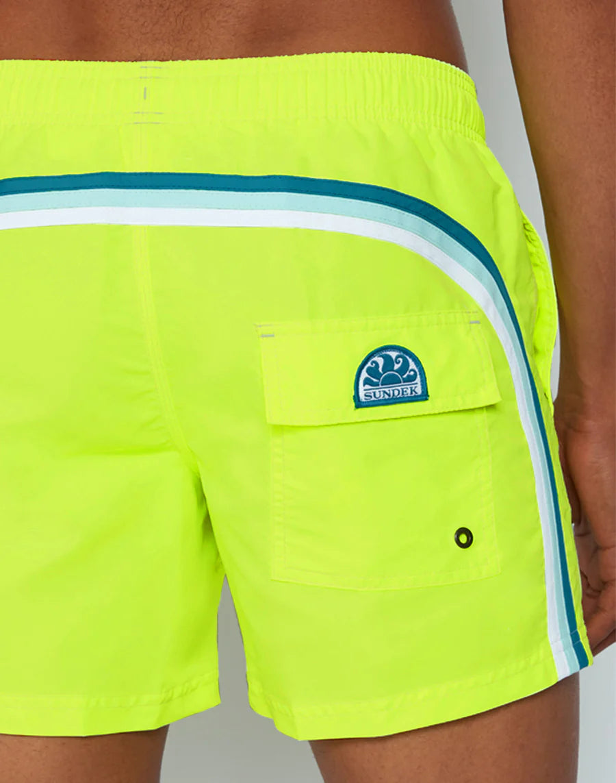 Costume da Bagno corto vita elastica iconic Taffeta - Sundek