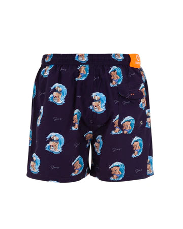 Boxer Mare Uomo Suns Capri Bis Bear Navy