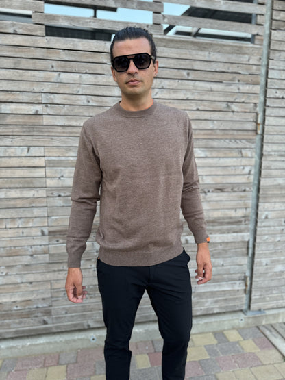 Maglione Knit Girocollo Uomo Suns Carlos Wool