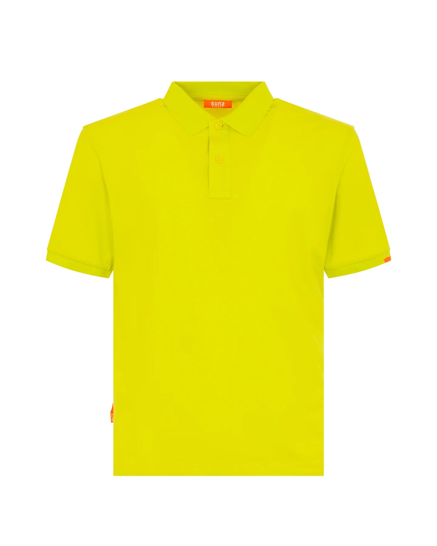 Polo Uomo SUNS Federico Back in Cotone Elasticizzato Lime