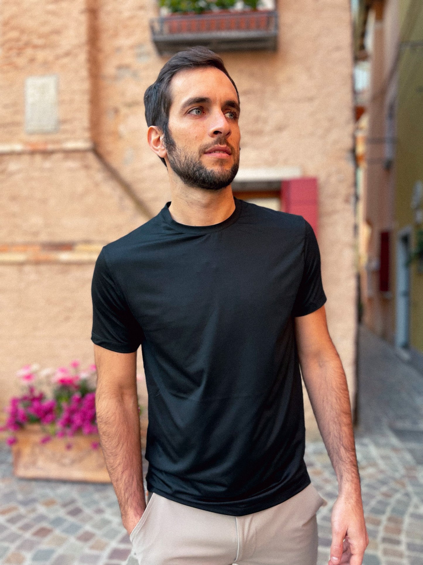 T-Shirt Uomo Suns Paolo Lux Black