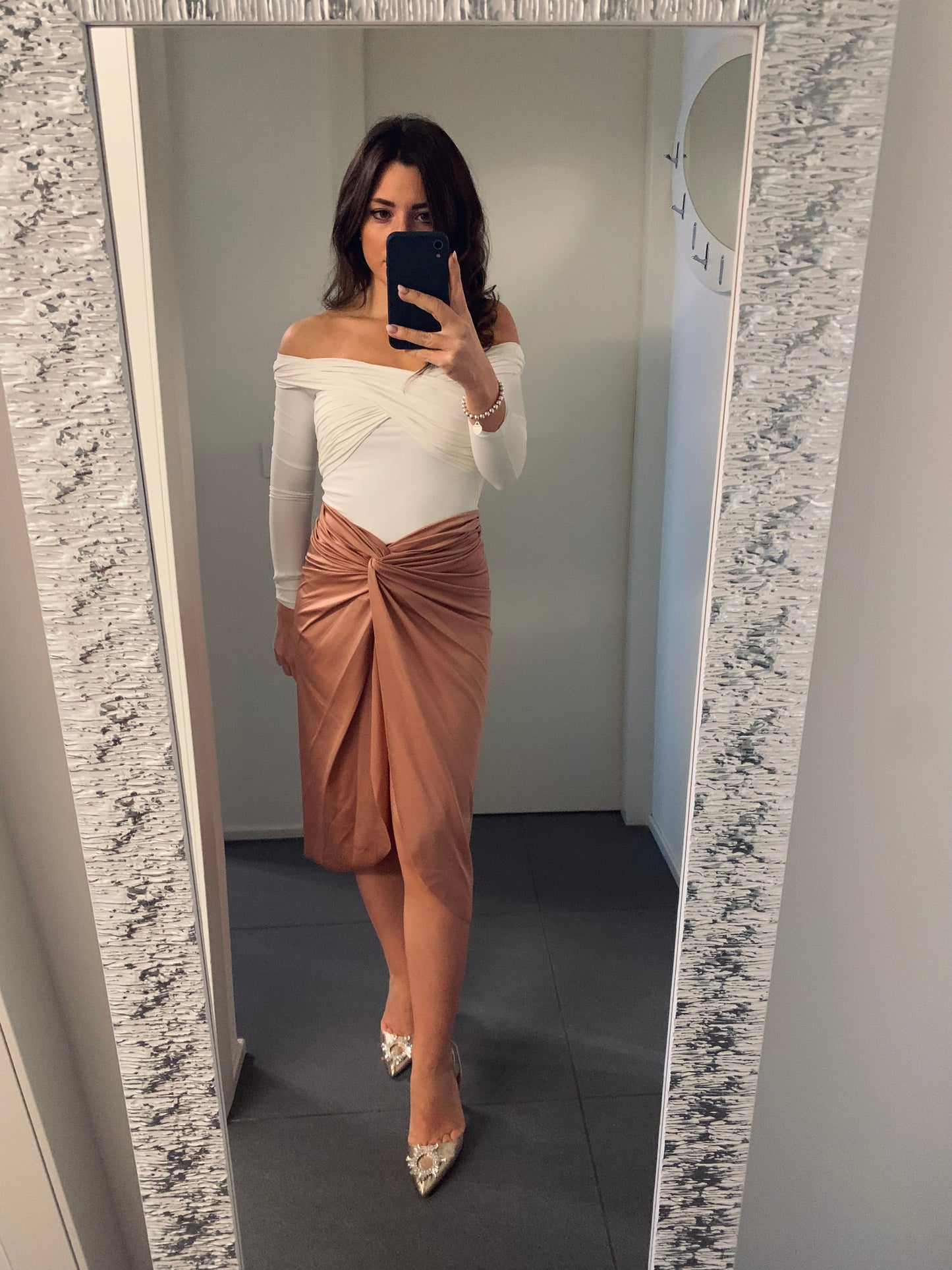 Celine Rose Gold Skirt