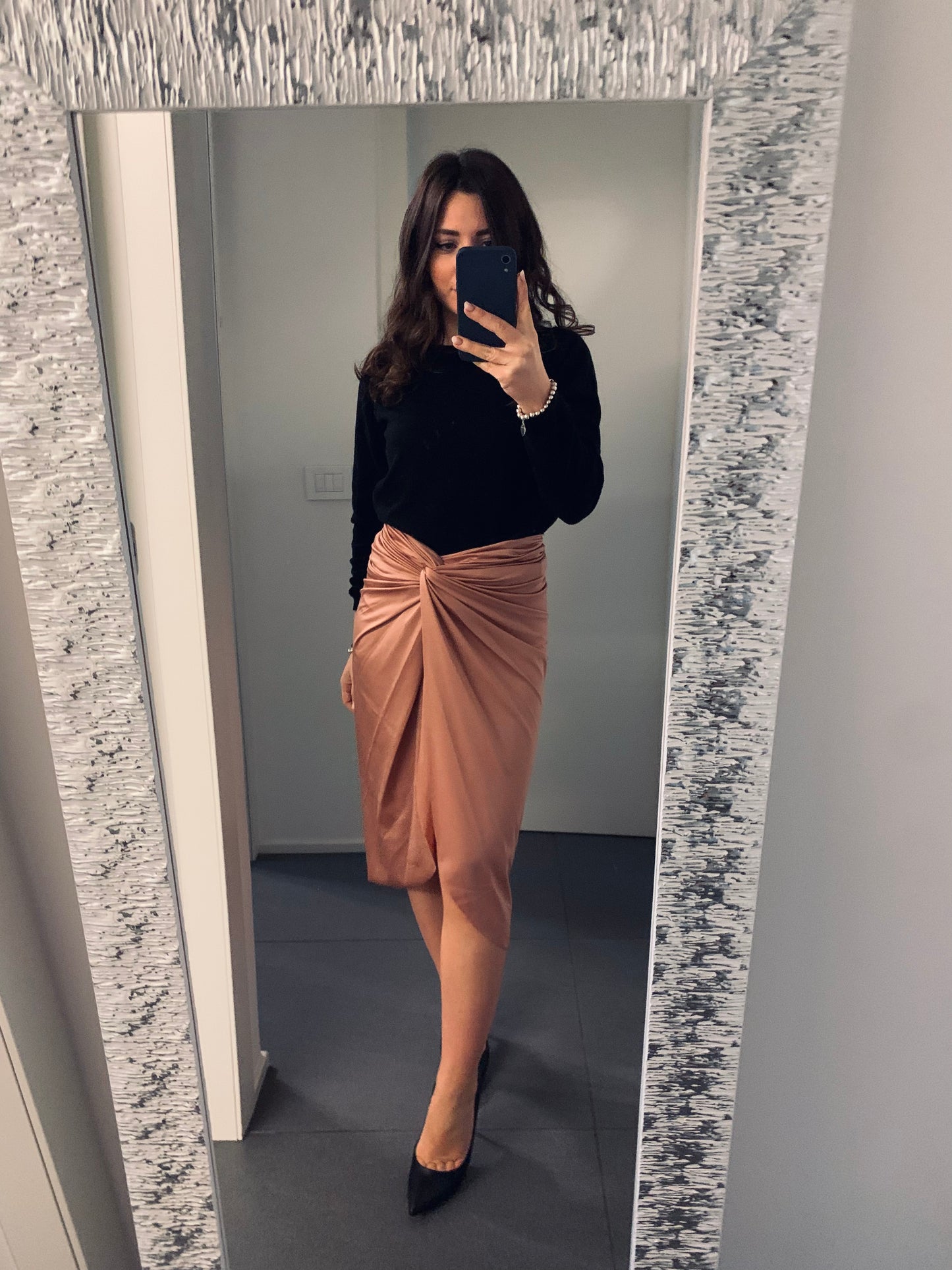 Celine Rose Gold Skirt
