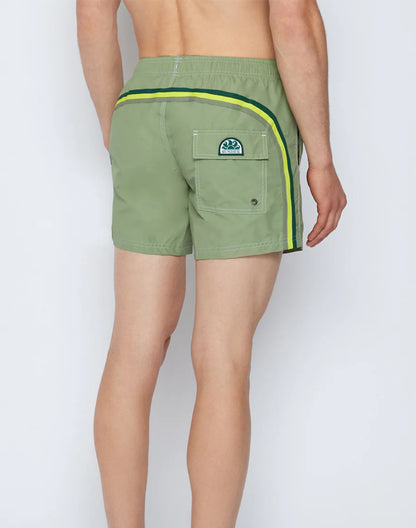 Iconic Taffeta short elastic waist swimsuit - Sundek